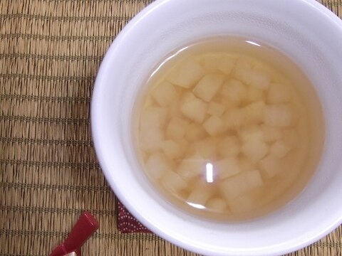 大根のキラキラ和スープ　～大根の茹で方付き～